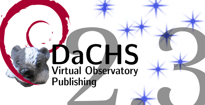 DaCHS, Debian, and 2.3