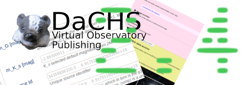 DaCHS screenshots and logo